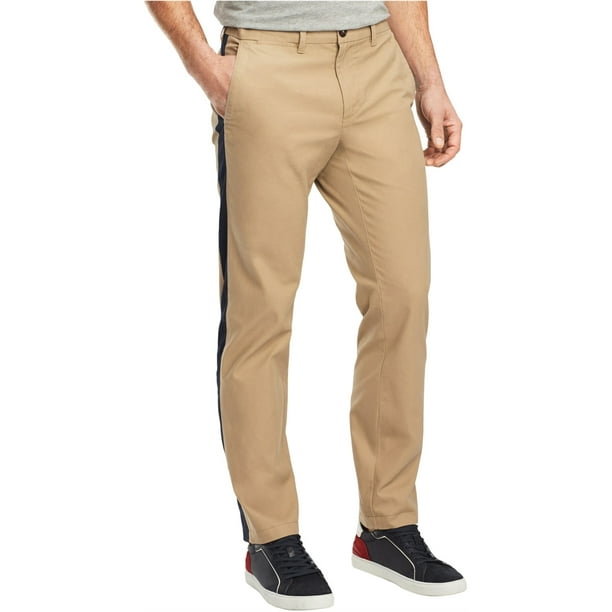 Men's Tommy Hilfiger Brown Khakis Size 34x34 WRINKLE FREE Men's Tommy Hilfiger Brown Khakis Size 34x34 WRINKLE FREE